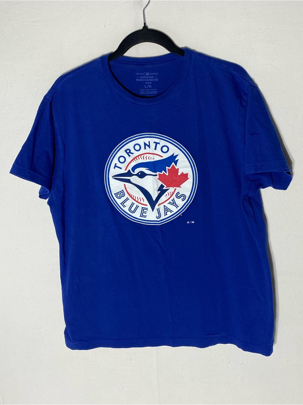 5/$25 Toronto Blue Jays MLB Genuine Merchandise Blue Graphic T Shirt L